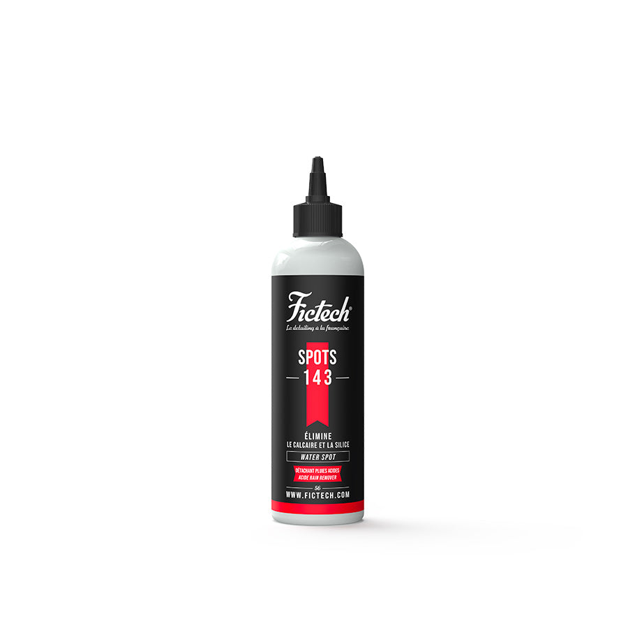 SPOTS - 143 Nettoyant désincrustant spécial calcaire et silice. Water Spot. Formule semi-gel 250ml