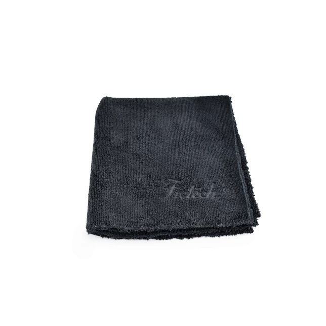 MICROFIBRE PLUSH Microfibre BLACK double face