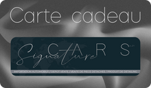 Carte cadeau Signature car Concept