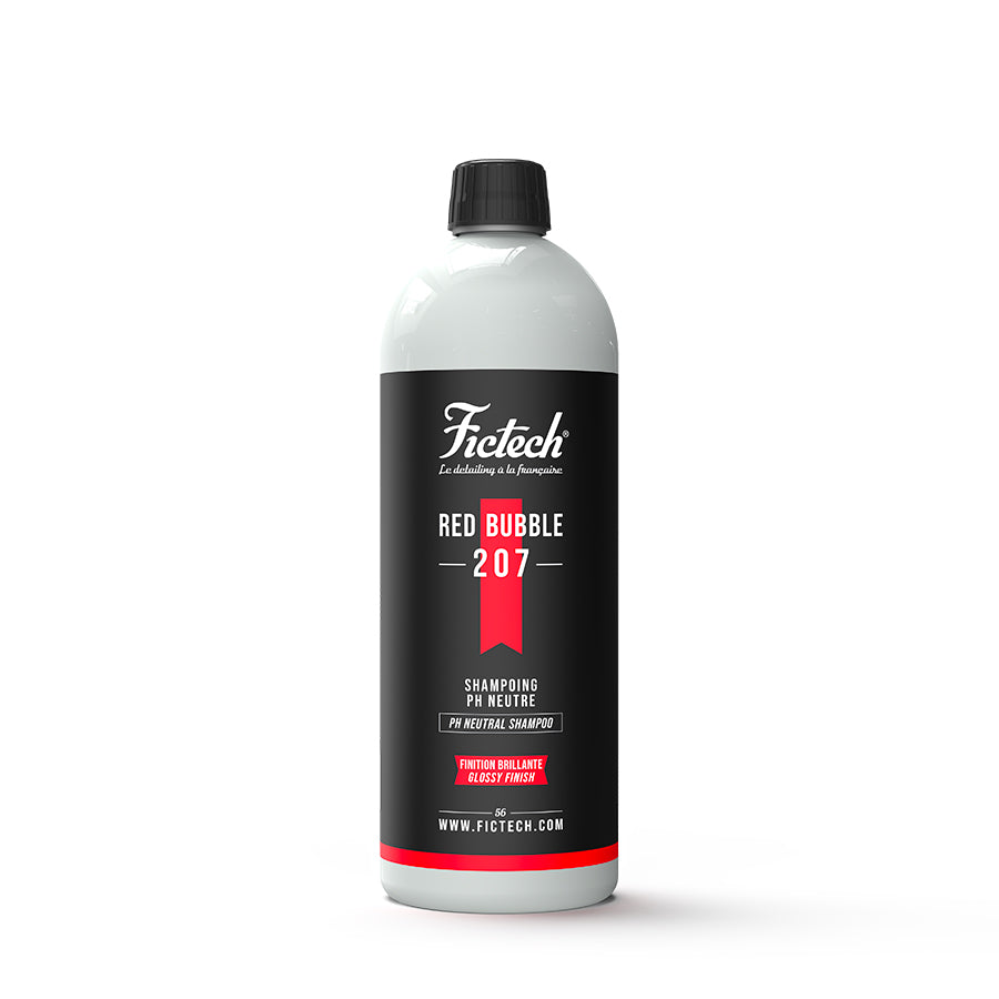 RED BUBBLE - 207 Shampoing PH neutre. Parfum grenadine. Formule concentrée.
